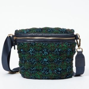 NWT. Rachel Comey Keno Crossbody Bag in Green Multi